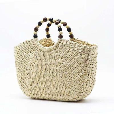 China Ellyson 2021 Summer Women's Eco-Friendly Supplier Factory Straw Tote Women Hand Woven Chic Rattan Handbags Hobo Beach Bag for sale