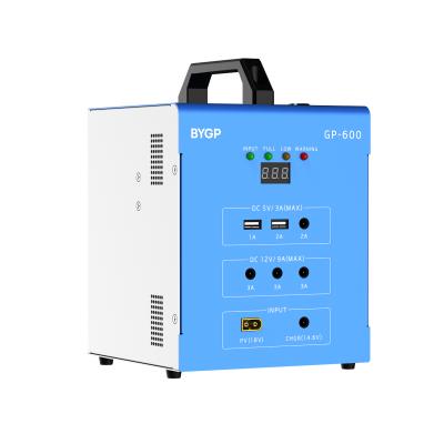 China Home Use 2020 New GP-600 Mini Portable Solar Power Generator, Solar System With PV Panel for sale