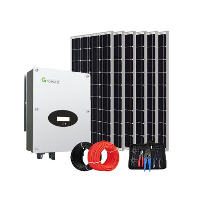 China Hot Selling 2KW On-Grid Factory Price Home Cheap Solar Power Systems for sale