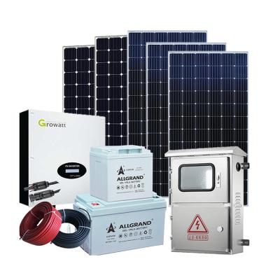 China Excellent Quality Home Design Cheap Deft Solar Power System 5KW Home Energy for sale