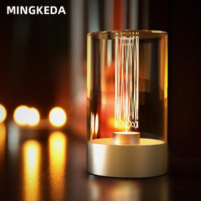 China Modern exquisite 1800mah battery portable indoor led lantern mini type led lamp switch atmosphere night light for sale