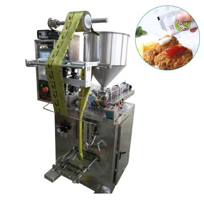 China Automatic Food Tomato Sauce Packaging Machine Honey Peanut Butter Bags Filling Seal Machine for sale