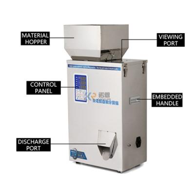 China Customizable Food Granule Filling Machine Rice Grain Nut Small Automatic Weighing Packing Machine for sale