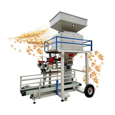 China Automatic Food Grain Rice Fertilizer Powder Quantitative Filling Scale Packing Machine Prices Corn Wheat Packing Universal Scale for sale