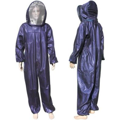 China Cotton Beekeeping Honey Bee Protective Suits For Beekeeper Black Thicken for sale