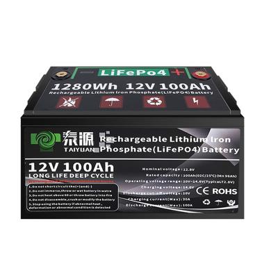 China Hot sale UVP/OVP/OCP/OTP/SCP/Balance lifepo4 battery deep cycle lithium ion battery 12v lifepo4 100ah battery for solar system for sale