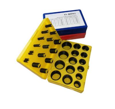 China Nbr hnbr 382pcs Inch &mm Sizes Metric as568 O Ring Rubber O Rings O Ring Kit Set FKM High Quality O Ring for sale