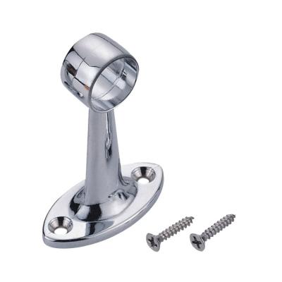 China Zinc Alloy Bathroom Bedroom Hangers Closet Rod Bracket for sale