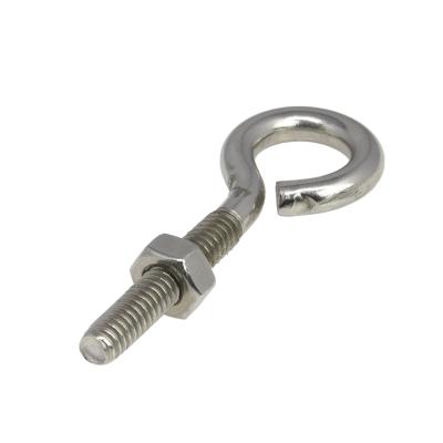 China Industry M6 Sae Screw Eye Bolt Stainless Steel Eye Bolt for sale