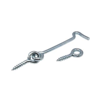 China Retail Industry Steel Galvanized OEM Security Gate Hook And Eye for sale