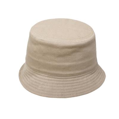 China Hot Selling Thickness Dobby Double Layer Bucket Hat High Quality Adult Size Khaki Heavy Fishing Hat for sale