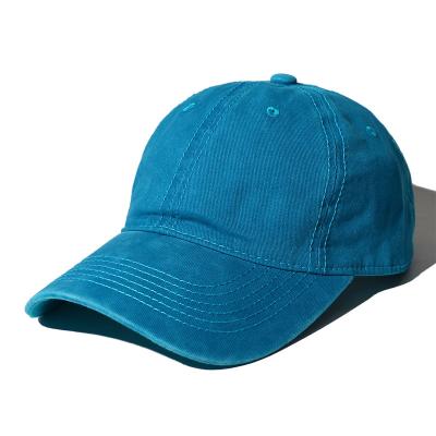 China COMMON Logo Baseball Cap Embroidery Adult Strapback Custom Made Hat Washed Baseball Cap for sale