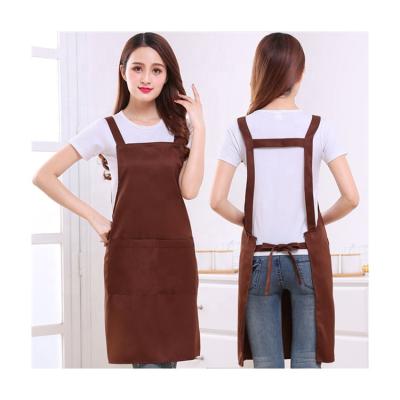 China Integral Apron Water Proof Strap Back Sublimation H Bib Design Small MOQ Pottery Cleaning Apron for sale