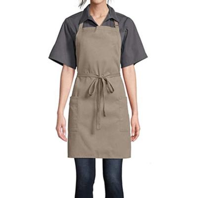 China Cleaning Factory Supply Aprons For Sale Different Colors Custom Baking Apron Two Pockets Painting Apron For Adults for sale