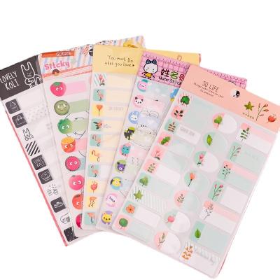 China Wholesale Sticker Student Personal Scrapbooking Stickers Eco-friendly Handwriting Waterproof Name Label for sale