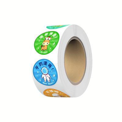 China Factory Direct Sales Eco-friendly Encourage Students Label Children's Decorative Cute Label Stickers for sale