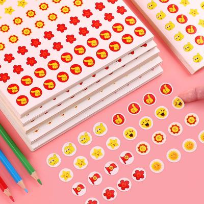 China 50pcs/bag Kawaii Decorative Stickers Children's Small Red Flower Reward Sticker Eco-friendly for sale