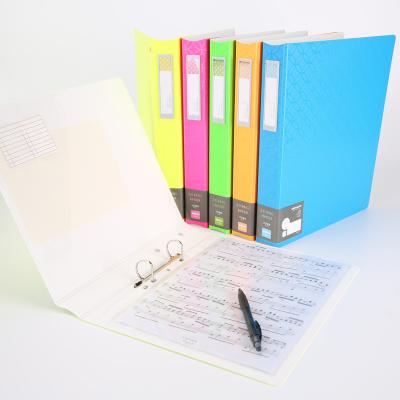 China Eco - Friendly Loose Leaf Booklet PP 2D Ring Binder For Office Use for sale