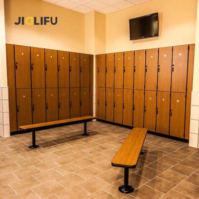 China JIALIFU manufacturer factory direct sale durable hpl gym wooden lockers for sale