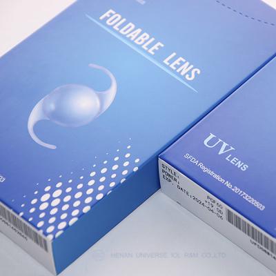 China Lente Intraocular dobrável de ISO13485 HEMA PMMA para a cirurgia da catarata à venda