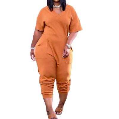 China Breathable Polyester Overalls Womens Plus Size Jumpsuit for sale