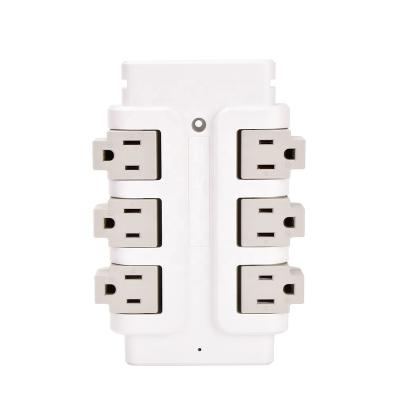 China 90 Degree Produced Rotating Wall Mounted Flexible Strip Socket Power Outlet Wholesale Wall Sockets for sale