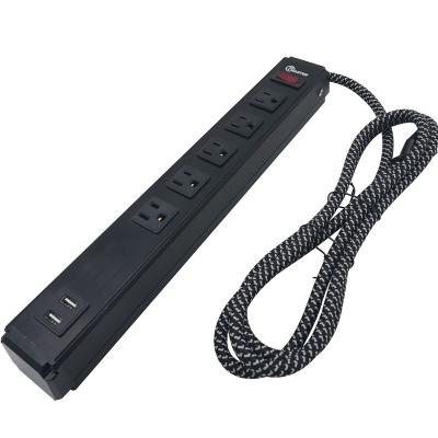 China Residential / General Purpose 5 Way Surge Protector Power Strip American With USB for sale