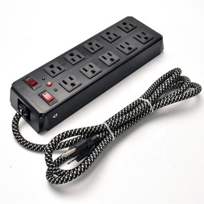 China 10 Outlet Power Strip Surge Protector Residential / General Purpose Rack Wall Mounted for sale