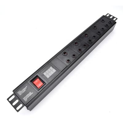 China Voltage& Current Display South Africa 5 Port Power Distribution Unit Exclusively For One Cabinet PDU for sale