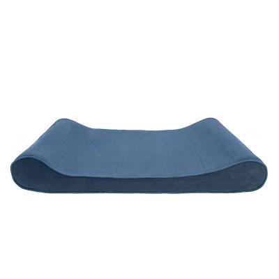 China Durable Removable Pet Mat Pad Suede Fabric Memory Foam Washable for sale