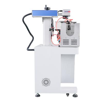 China Air Cooled New Arrive Small Color Fiber Laser Marking Machine 20w 30w 50w Fiber Laser Marking for sale