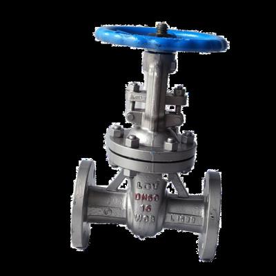 China General DN25, DN50, PN60 stainless steel flange gate valve for sale