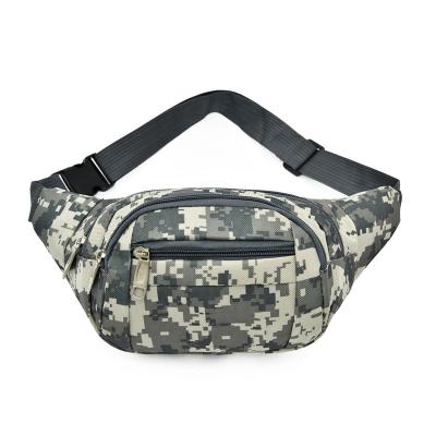 China Water proof Hiking Travel Oxford Fanny Pack Women Custom Logo Waterproof Camouflage Waist Bag For Men for sale