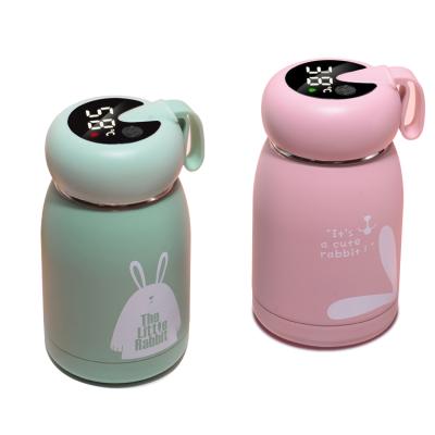 China Low Viable Cargo Thermos Mug Smart Temperature Color Changing Display Temperature Water Cup Couple Creative Student Kids Gift Cup for sale