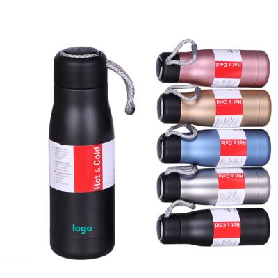 China 420ML Outdoor Sports PORTABLE Metal Vacuum Flask Double Wall Stainless Steel Drinking Insulated Mug for sale