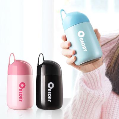 China Viable Small Capacity Thermos Student Insulation Promotional Cup Female Portable Gift Mug for sale