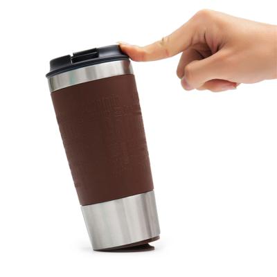 China Big Tummy Water Tumbler Cups With Lid PORTABLE Wholesale Double Layer Stainless Steel Mug Insulated Vacuum Thermos for sale