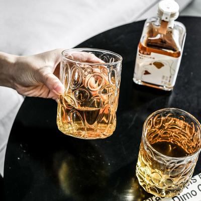 China Artistic Luxury Clear Thick Glass Cup Whiskey Factory Price Gift Set With Custom Logo for sale