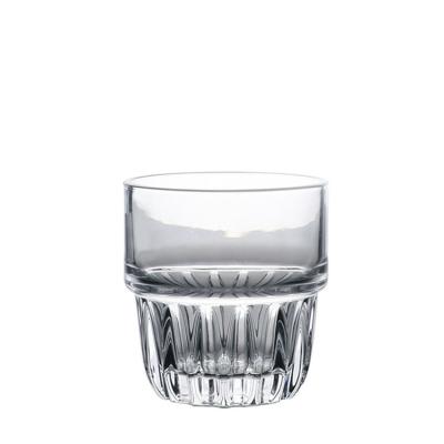 China New Soda Cup Small Ice Latte Glass Juce Glass Cup Artistic Clear Glass Water Home Cup for sale