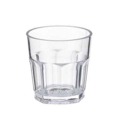 China Artistic Anti-falling Thicken Ktv Bar Cup PC Octagonal Cup Acrylic Transparent Plastic Beer Mug for sale