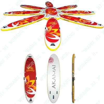 China Inflatable Men SUP Yoga Dock Platform Inflatable Stand Up Paddle Board Yoga SUP for sale