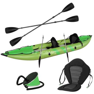 China light green cheap inflatable rubber sea drift kayak for sale in china for sale