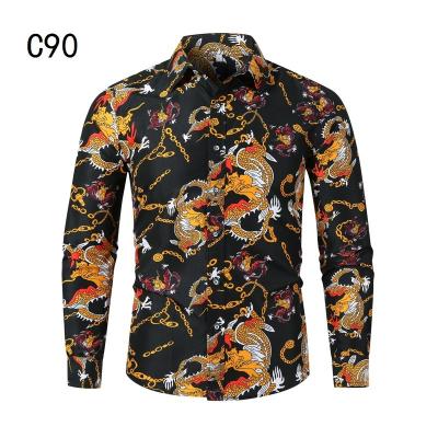 China Anti-Wrinkle Low Price Soft Multicolor Adult Regular 100% Polyester Hawaiian Shirts Shirts for sale