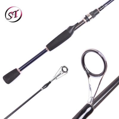 China Spinning Fishing Rod 1pc 2pc 1.83M 1.98M 2.13M Carbon Bass Fishing Tackle BSHA01 100% Carbons for sale