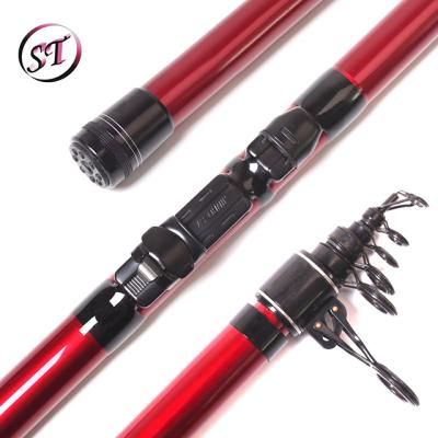 China TLSFBX SERIES SURFCASTING 100% Carbon 24T TELE RODS 4 SECTIONS for sale