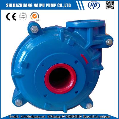 China Factory Hot Sales   6/4 D-AHR Rubber Liner Horizontal Slurry Pumps for sale