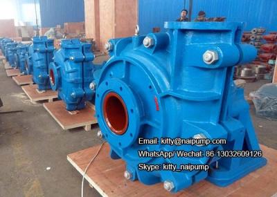 China Gland Seal Metal Liners Centrifugal Horizontal Slurry Pump 6/4 for sale