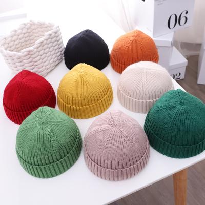 China New Autumn And Winter Custom Adult Unisex Couples Hip-hop Popular Popsicle Hat Knitted Beanie Hat for sale