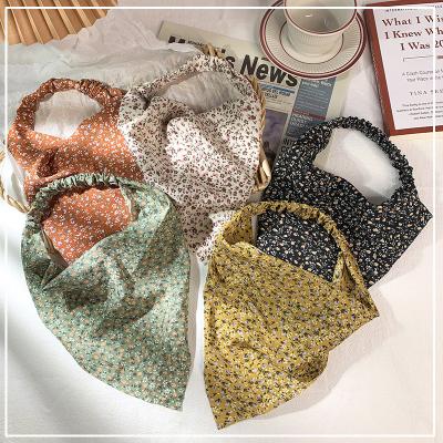 China DecorateÂ   Foreign Trade Best Selling Lady Floral Elastic Bunker Hair Scarf Hair Tie Triangle Edge Scarf Jewelry Wide for sale