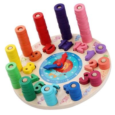 China Hot Selling Montessori Montessori Preschool Wooden Juegos Educational Game Toys For Children for sale